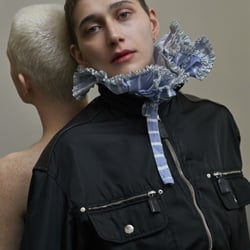 Model wearing Prada