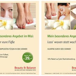 Beauty & Balance Plakate