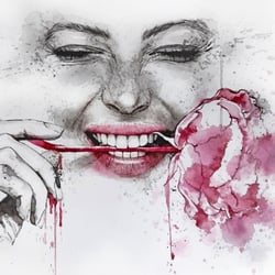 Illustration mit Aquarellfarben