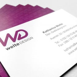 welteDESIGN Visitenkarten