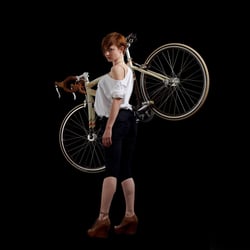 bicycle fashion photo session