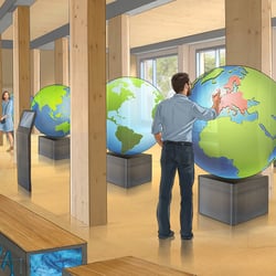 Hall world