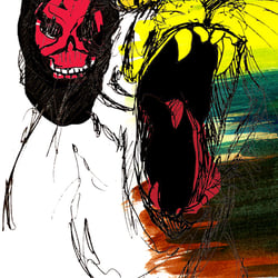 Buchgestaltung (Text und Illustration) zu Jorges Luis Borges-Blaue Tiger