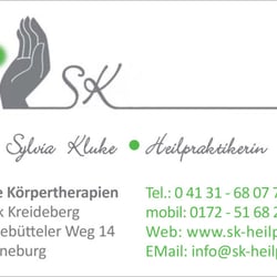 Visitenkarten S: Kluke, Heilpraktikerin