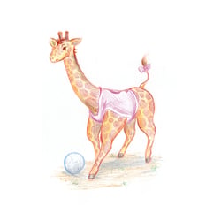 Fußballgiraffe