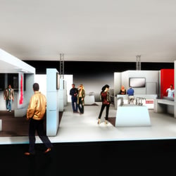 Franke Kitchen Solutions. Messestand. 3D Visualiserung.