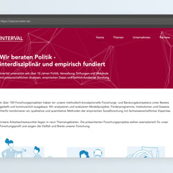 Interval Website Redesign