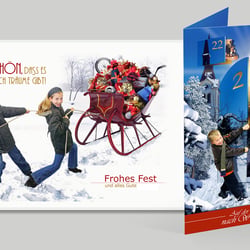 Weihnachtskarten – Fotografie und Montage