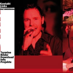 musiker-homepage (kreativ-konzeption, screendesign)