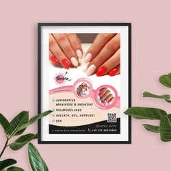 Poster design for Berlitz Nailart.