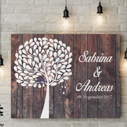 Gästebuch –  Holz Design, Wedding tree, Hochzeitsgeschenk