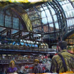 Hamburg Hbf, Malerei