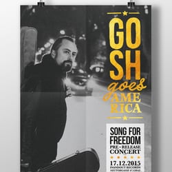 GOSH / Logo & Poster Design for an musician