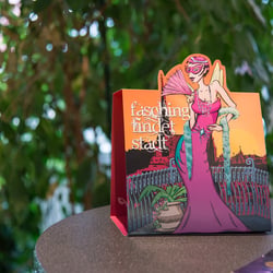 Illustration für eine Einladungskarte für ein Kundenfest