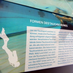 Detailansicht Typografie Flyer