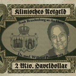„Notgeld“, Entwickelt für Werbeagentur LOGOWERK Berlin