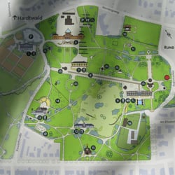 Informationstafeln Kurpark Bad Homburg v.d.Höhe, Rund um die Brunnenallee