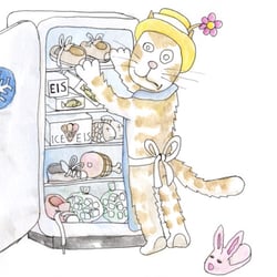 Die verrückte Katze – Kinderbuchillustration