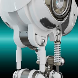 Robot Face modeling in Maya
