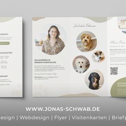 Hundesalon Flyer-Design