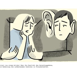 Freunde & Rat (Editorial Illustration)