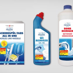 Verpackungsdesign für Reiniger, Mibelle Group, CH