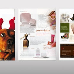 Layout australische Frauenzeitschrift „duo“