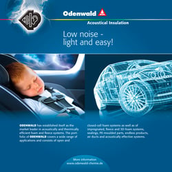 Odenwald Messeflyer, Foam Expo Europe (2019)