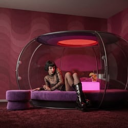 Raum im Raum (chill-out-room / Himmelbett)