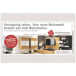 Zeitungsanzeige