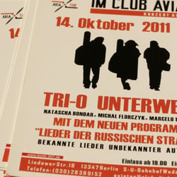 Flyers für Konzert