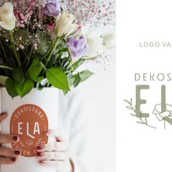 Logovarianten // Dekostube Ela
