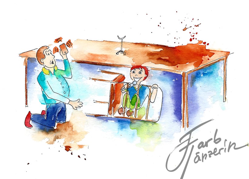 Kinderbuch-Illustration