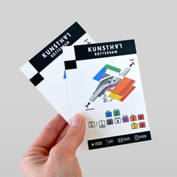 Kunsthal Rotterdam Signage System – Floor plan / orientation element on entrance tickets