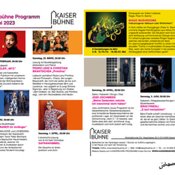 Flyer Halbjahresprogramm Kaiserbühne