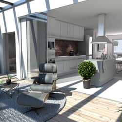 Interior Rendering, CAD