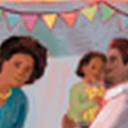 Illustration „Gesundheit für alle“ für SAGA-Mieter:innenmagazin „WIR gemeinsam“
