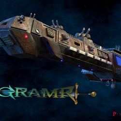 Space battleship „Gramr“ for the Unity 3d Engine