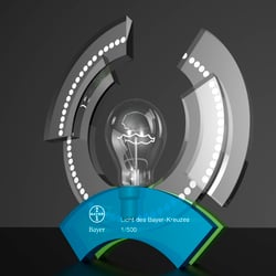 Das Licht des Bayer-Kreuzes