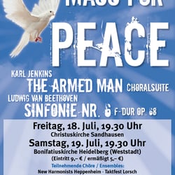 Plakat »A Mass For Peace«