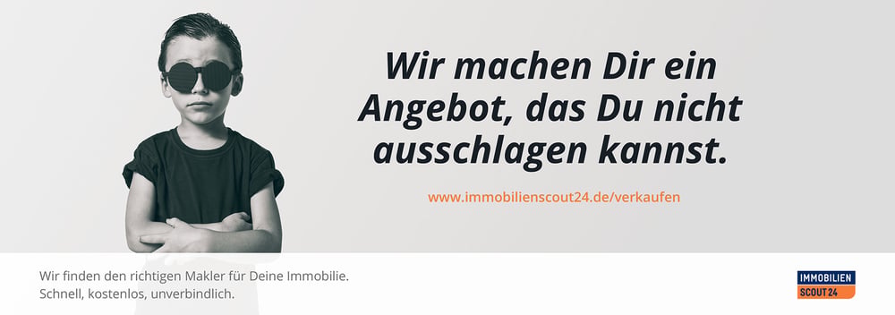 Design einer Anzeige für ImmobilienScout24