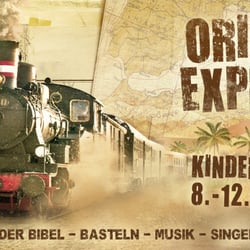 Orientexpress Flyer mit Compositing