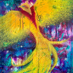 Joybringer. Acryl auf Leinwand