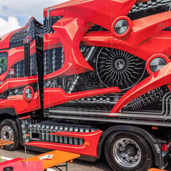 Design des roten Renault T1