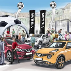 Promotion »WM-Aktion« für NISSAN
