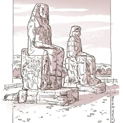 Memnon-Kolosse, Luxor
