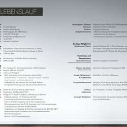 Lebenslauf