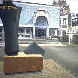 Jüdisches Gemeindezentrum, Eitempera u. Öl/Lw, 60×80 cm, 1994