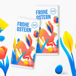 Oster-Projekt // illustratives Banderolen Design
