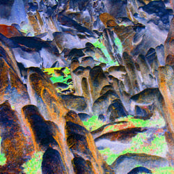 Kunstdruck „Kaskaden“